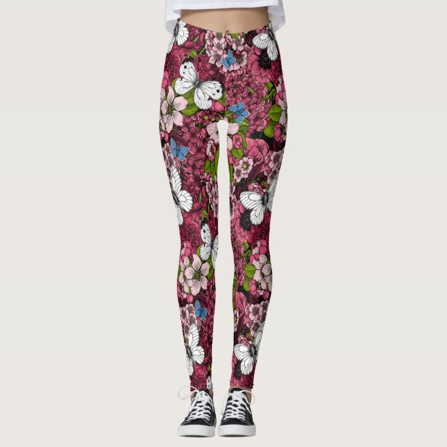 Leggings Jardin de printemps 2 (Devant)