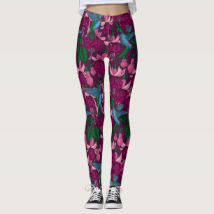 Leggings Jardin des colibris