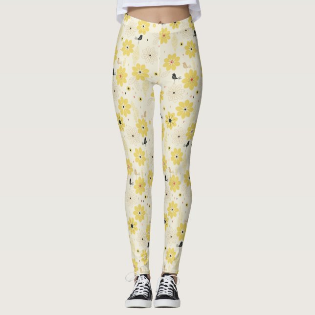 Leggings Jardin d'oiseau (Devant)