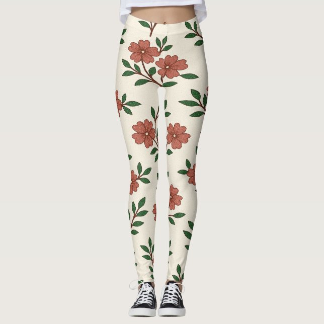 Leggings Jardin Floral Bohème (Devant)