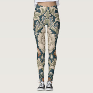 Leggings Jardin Floral William Morris Severn Fleur Classiqu