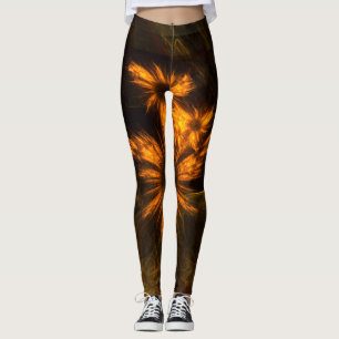 Leggings Jardin mystique Art Abstrait