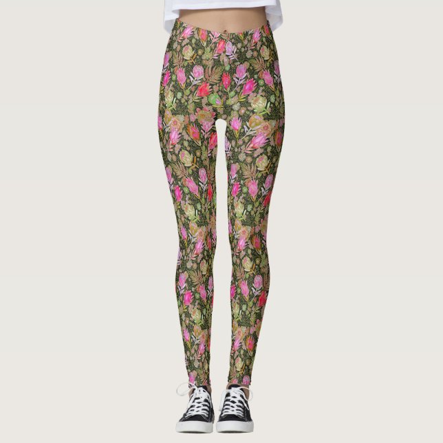 Leggings Jardin Protea (Devant)