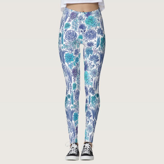 Leggings Jardin succulent (Devant)