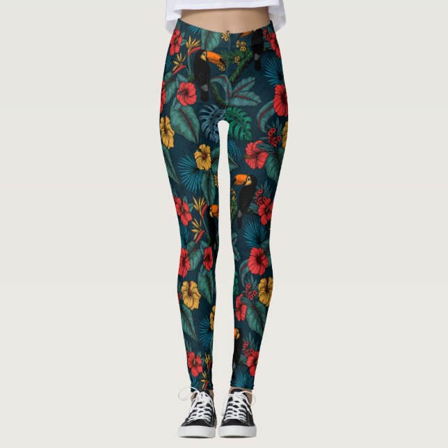 Leggings Jardin toucan 2 (Devant)