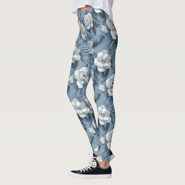 Leggings Jardinières Chic de Luxe Mode Crossfit (Gauche)