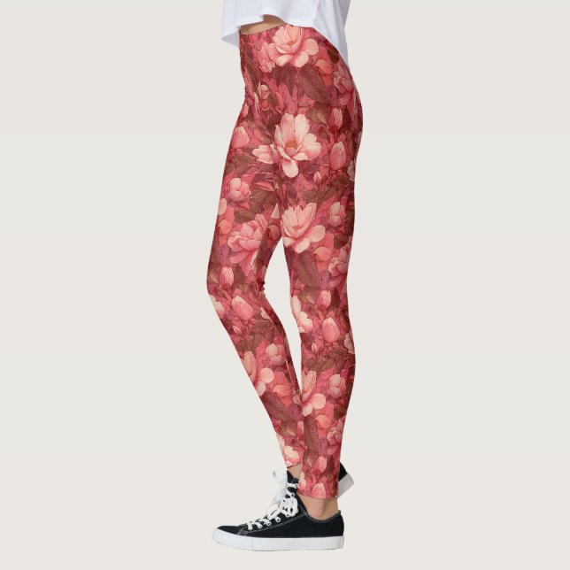 Leggings Jardinières Colorées Luxe Mode Maternité (Gauche)