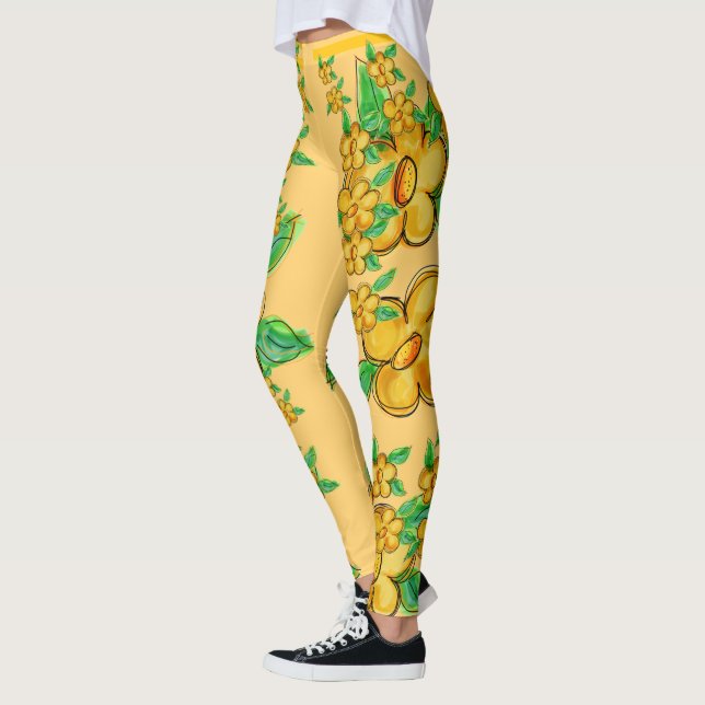 Leggings Jaune caramélisé (Gauche)
