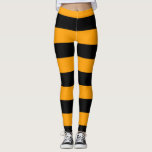 Leggings Jaune d'abeille et jambières triées<br><div class="desc">Portez des Jambes rayées jaunes et noires et soyez comme une abeille belle et productive.
La nature est ma source d'inspiration,  j'admire sa beauté et ce design inspiré par les abeilles les amis de la terre. rayé jaune et noir créant la beauté BEE YOU.</div>