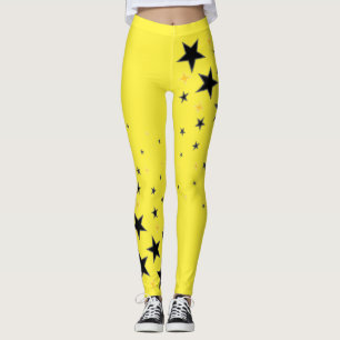 Leggings jaune super étoile