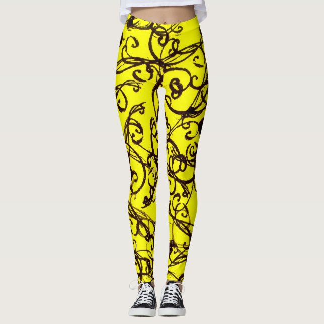 Leggings jaunes (Devant)