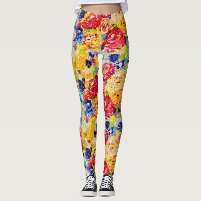 LEGGINGS JE SUIS TOUS DES LÉGUMES ROSE ! (Devant)