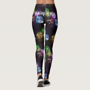 Leggings Jeu de Convention Dice Confortable "jouer pour gag