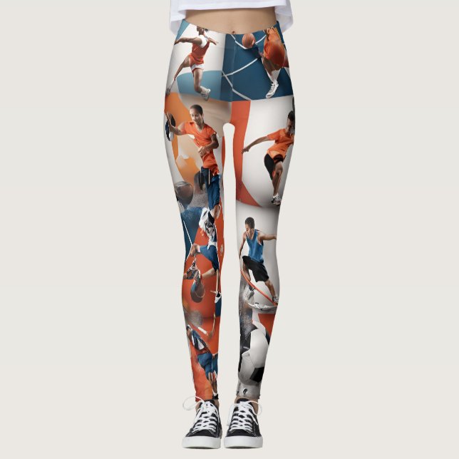 Leggings Jeu sur 3D Sports Icon Leging (Devant)