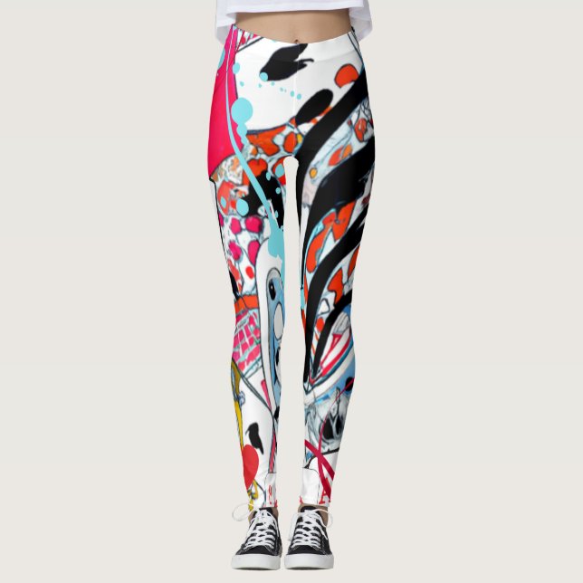 Leggings Jeux de cartes (Devant)