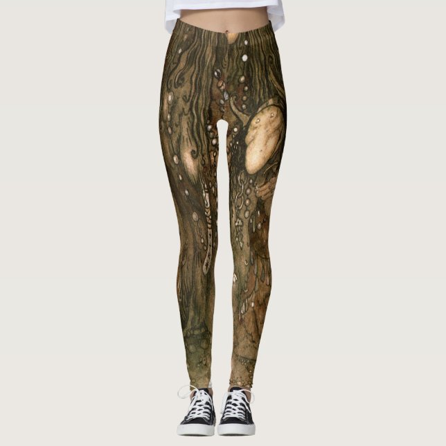 Leggings John Bauer - Regardez-Les Troll Mère Dit Regardez (Devant)