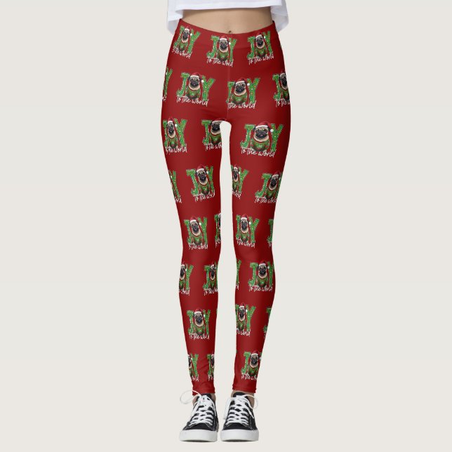 Leggings Joie Au Carlin Mondial De Noël Père Noël (Devant)