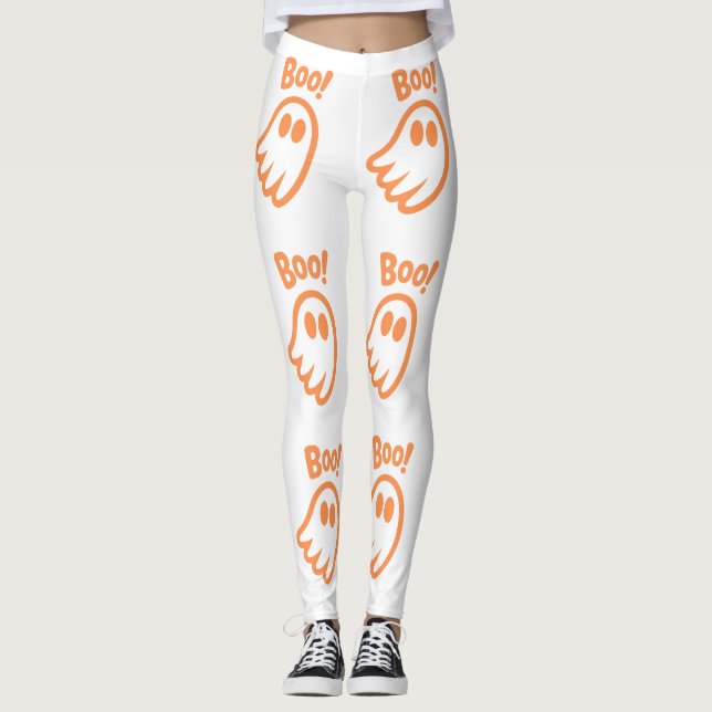 Leggings Joli Boo ! - Design Halloween (Devant)
