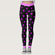 Joli Coeur rose sur NOIR