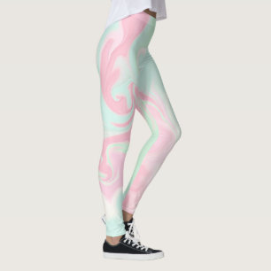Leggings Joli Design Vert Monnaie Rose Pink
