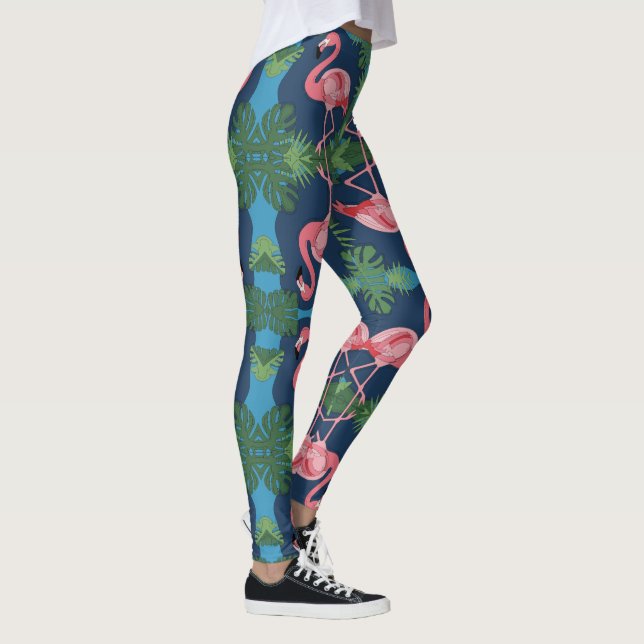 Leggings Joli Flamant rose rose (Droite)