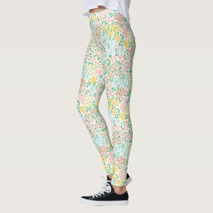 Leggings Joli Motif coloré Pastel Garden Flower
