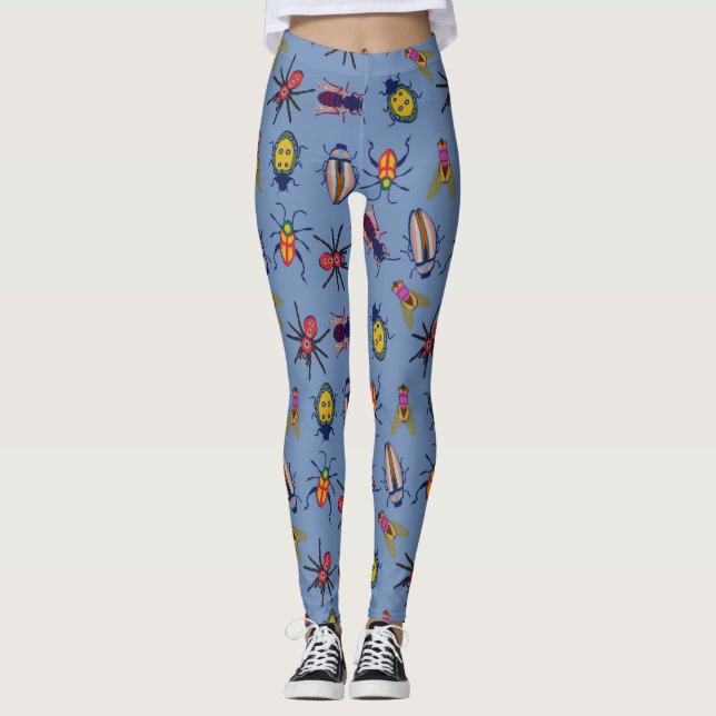 Leggings Joli Motif d'été (Devant)