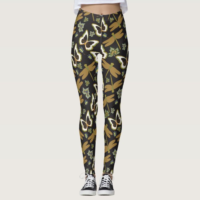 Leggings Joli motif floral (Devant)