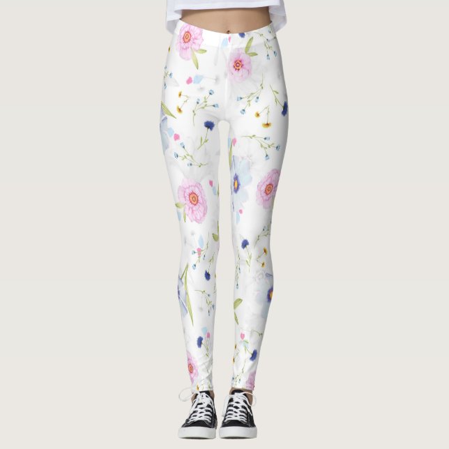Leggings Joli motif floral (Devant)