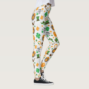 Leggings Joli motif sur le thème irlandais de la Saint-Patr