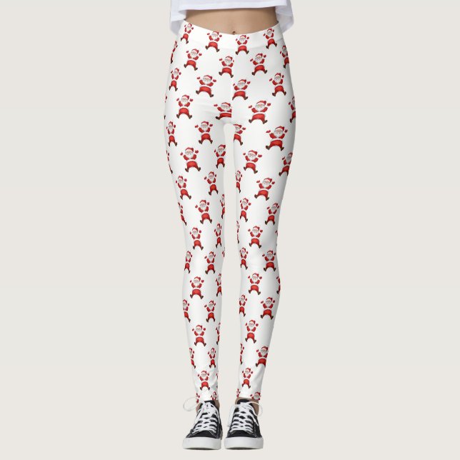 Leggings Joli Père Noël, Noël (Devant)