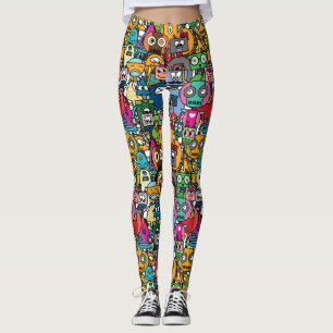 Leggings Joli petit robot motif