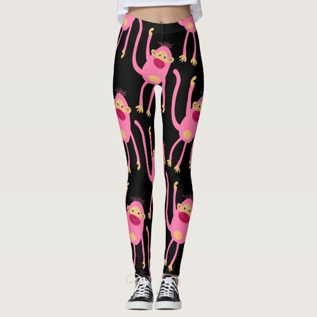 Leggings Joli petit singe (Devant)