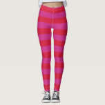 Leggings Joli Pink et Red Wide Stripes Noël<br><div class="desc">Cute Rose et Rouge Large rayures de Noël Leggings de Noël</div>
