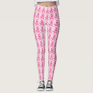 Leggings Joli rose bébé fille Fox Patterned