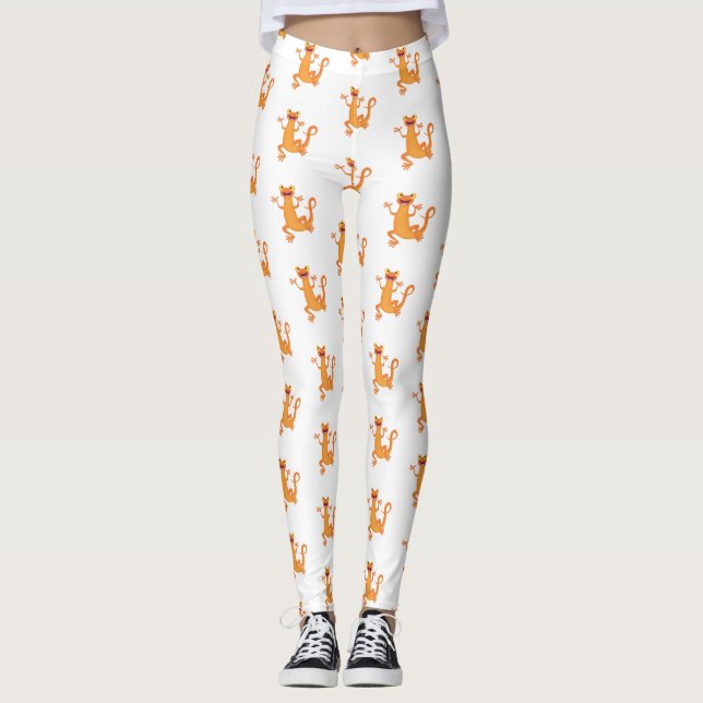 Leggings Joli triton orangé joyeux (Devant)