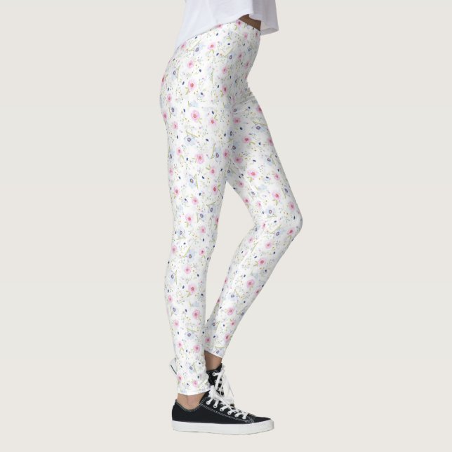 Leggings Jolie impression florale (Droite)
