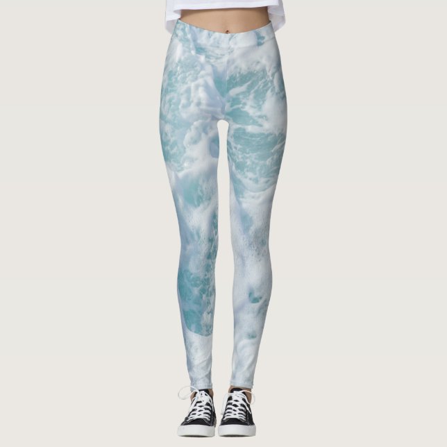 Leggings Jolie mousse de vague (Devant)