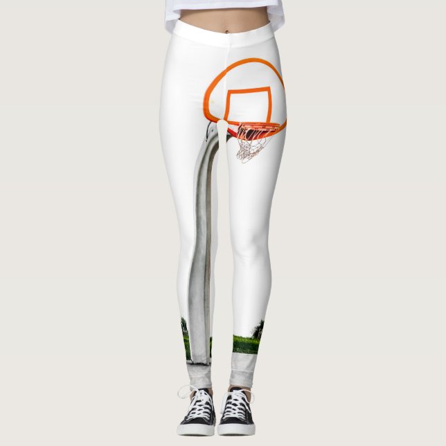 Leggings Jolie oeuvre de basket-ball (Devant)