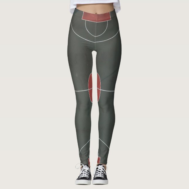 Leggings Jolie oeuvre de basket-ball (Devant)