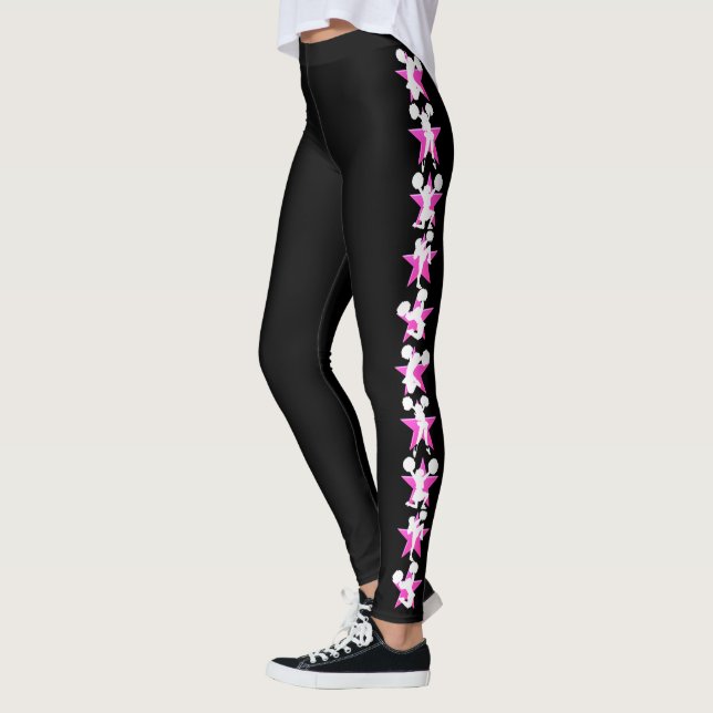 LEGGINGS JOLIE ROSE PERSONNALISÉE LEGINGS CHEERLEADLEADING (Gauche)