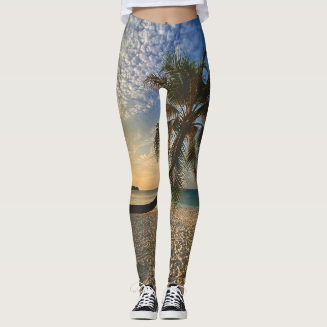 Leggings Jolies espèces d'animaux marins (Devant)