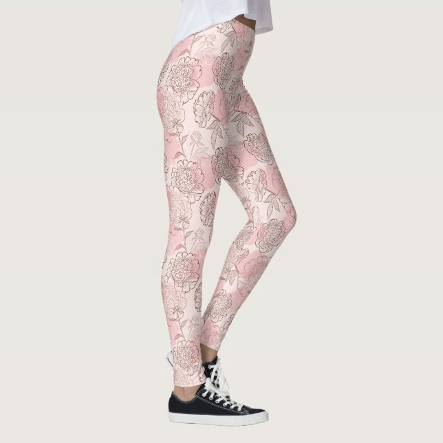 Leggings Jolis Jambes Brown Rose (Droite)