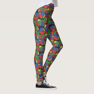 Leggings Jongleur Jongler des boules à motif