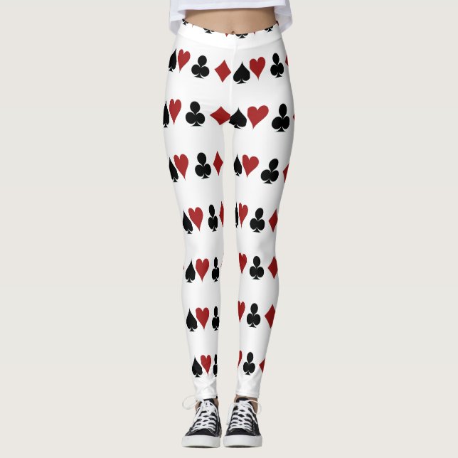 Leggings Jouer des combinaisons de carte Thunder_Cove (Devant)