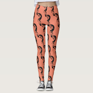 Leggings Joueur de cannelure de Kokopelli Thunder_Cove