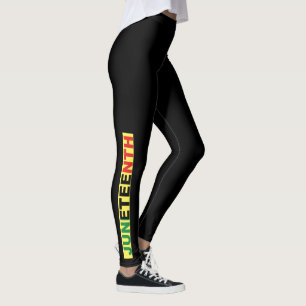 Leggings Jour de l'Indépendance noire du 11 juin