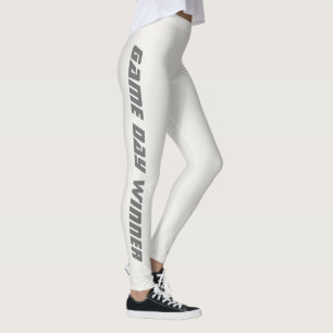 Leggings Jour de match Mignon Neutre Métallisé Brillant Sur