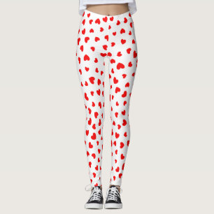 Leggings Jour des Valentines des Coeurs rouges mignons