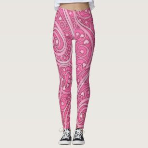 Leggings Jour des Valentines du coeur au coeur